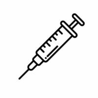 Syringe icon simple vector illustration. Stock vector.