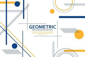 Geometric background with abstract polygonal shapes vector