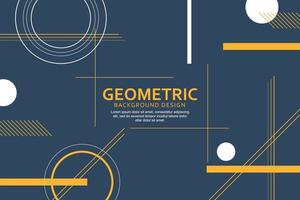 Geometric background with abstract polygonal shapes vector