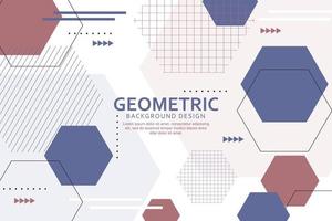 Geometric background with abstract polygonal shapes vector