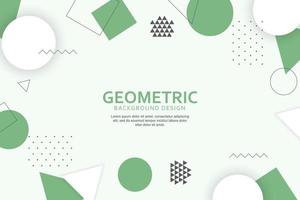 Geometric background with abstract polygonal shapes vector