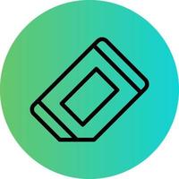 Eraser Vector Icon Design