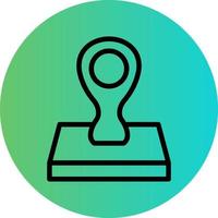 Stamped Vector Icon Design