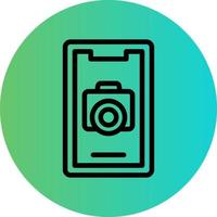Mobile Camera Vector Icon Design