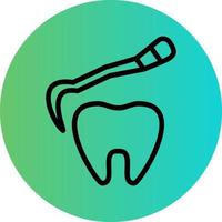 Tooth Scaling Vector Icon Design