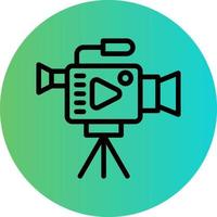 diseño de icono de vector de cámara de video