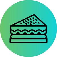 diseño de icono de vector de sándwich