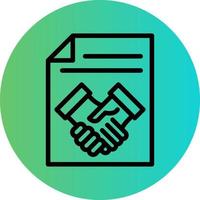 Agreement Vector Icon Design