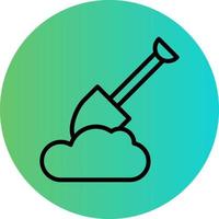 Digging Vector Icon Design
