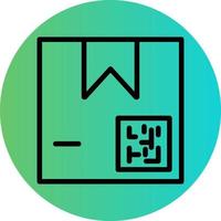 Package QR Code Vector Icon Design