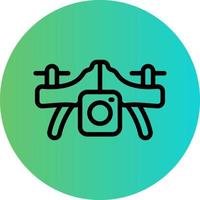 Camera Drone Vector Icon Design