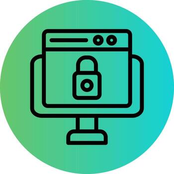 seguridad sistema vector icono diseño