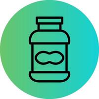 Peanut Butter Vector Icon Design