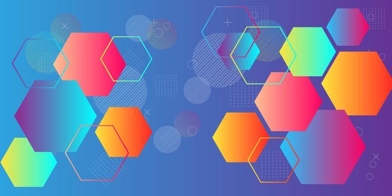 blue abstract  geometric dynamic  for business finance and technology gradient background