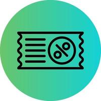 Voucher Vector Icon Design