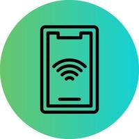 Mobile Wifi Vector Icon Design