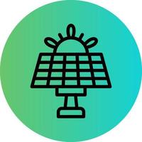 Solar Energy Vector Icon Design