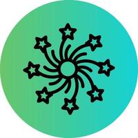 Firework Vector Icon Design