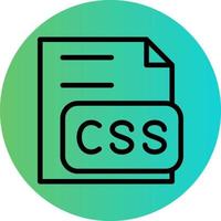 CSS File Vector Icon Design