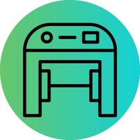 Metal Detector Vector Icon Design