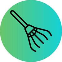 Rake Vector Icon Design
