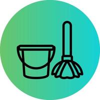 Mop Vector Icon Design