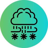 Blizzard Vector Icon Design