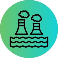 Geothermal Energy Vector Icon Design