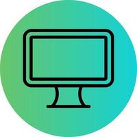 Lcd Vector Icon Design