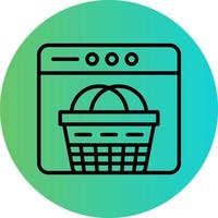 Ecommerce Webpage Vector Icon Design