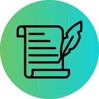 Scroll Vector Icon Design