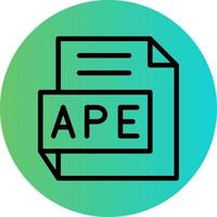 APE Vector Icon Design