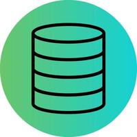 Database Vector Icon Design
