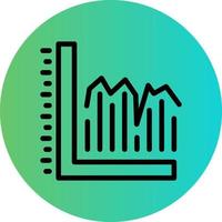 Graph Vector Icon Design