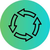 Rotation Vector Icon Design