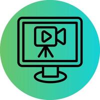 Streaming Vector Icon Design