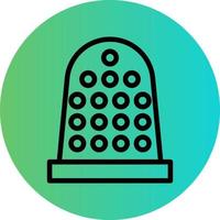 Thimble Vector Icon Design