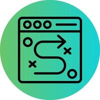 Digital Strategy Vector Icon Design