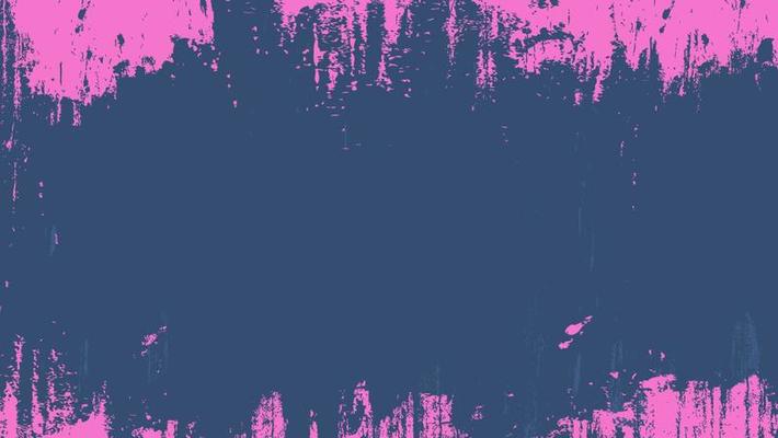 Abstract Pink Frame Grunge Design In Black Background
