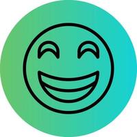 diseño de icono de vector de sonrisa