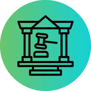 Court Vector Icon Design