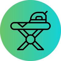 Iron Table Vector Icon Design