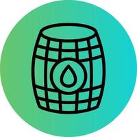 Barrel Vector Icon Design