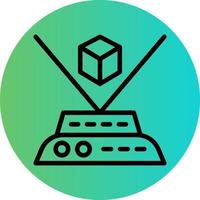 Holographic Vector Icon Design
