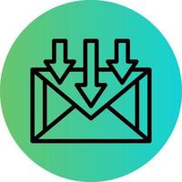 Inbox Vector Icon Design