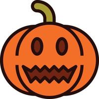 Emoji Pumpkin Halloween vector