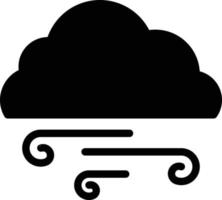 cloudy element forecast weather windy vector