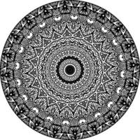 abstract mandala pattern. Art on the wall. Coloring book Lace pattern The tattoo. Design for a wallpaper Paint shirt and tile Sticker Design, Decorative circle ornament in ethnic oriental style vector