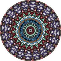 Mandala Background With Great Colors . Anti-Stress Therapy Patterns vector