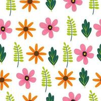 floral seamaless pattern for fabric, printing vector